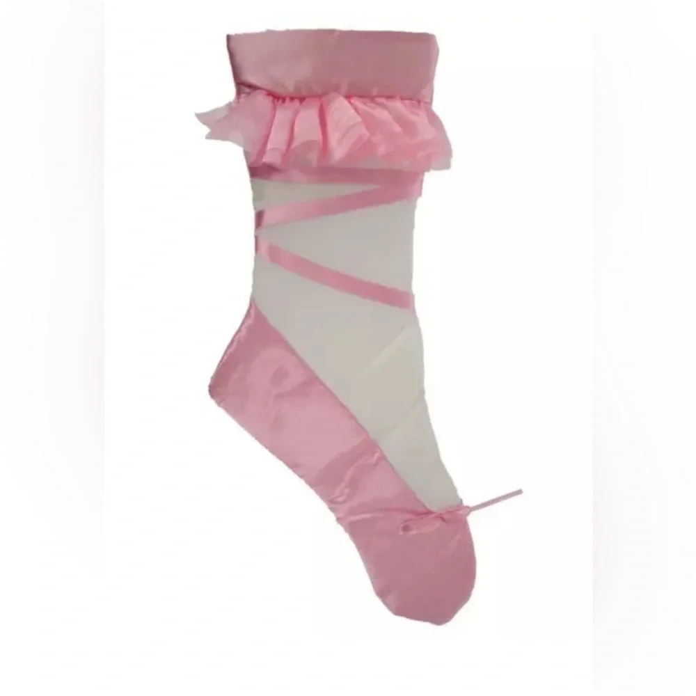 NWT ballerina ballet slipper shoe Christmas stockings 5 total 19”L each